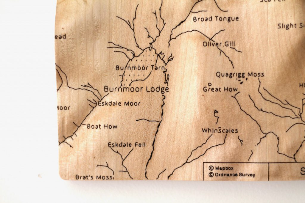 Scafell Pike Wall Map
